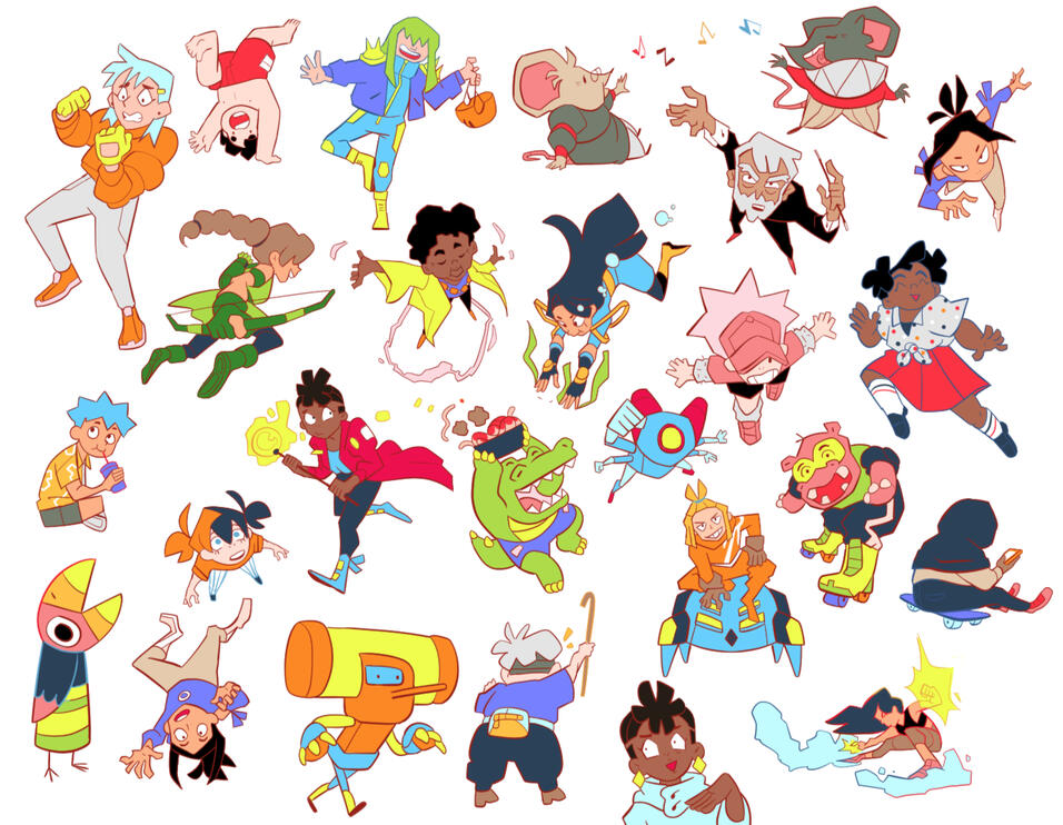Business Card Character Bunch – Clip Studio Paint EX