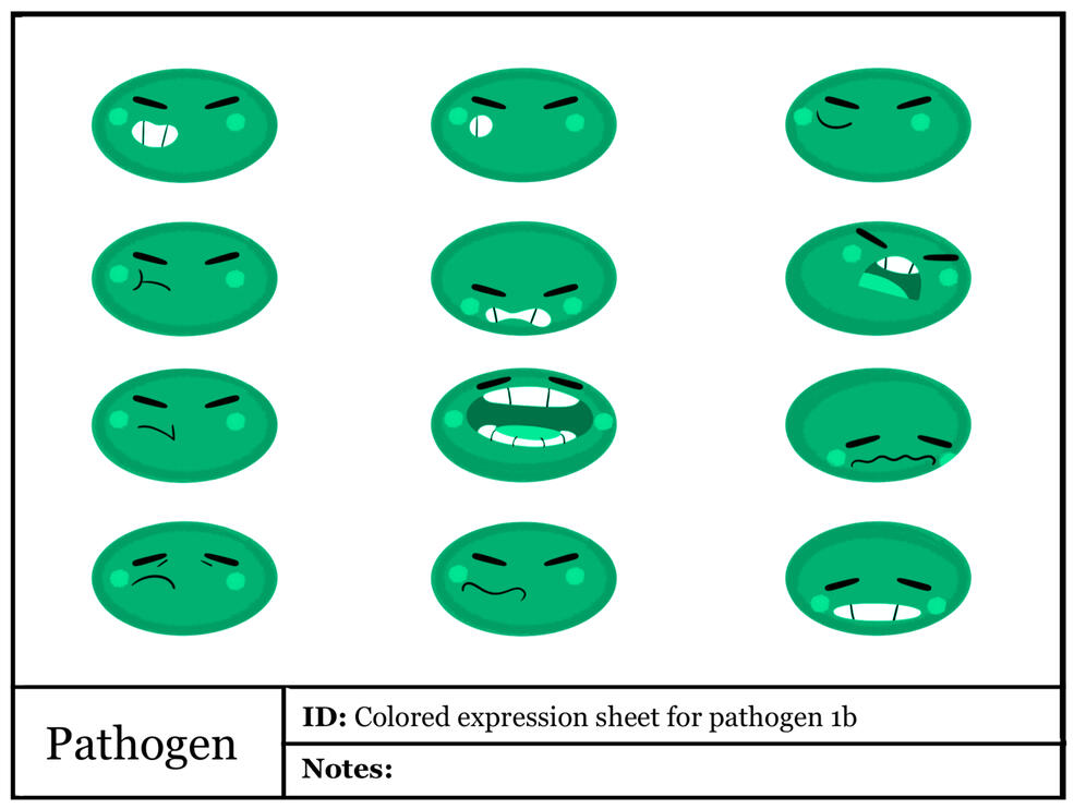Pathogen Expression Sheet – Clip Studio Paint EX