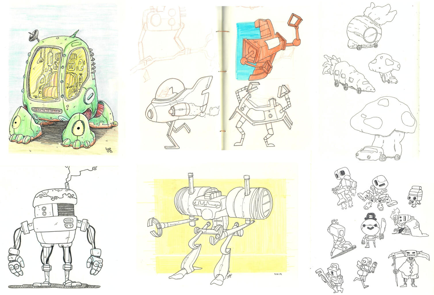 Sketchbook: Mecha/Robots
